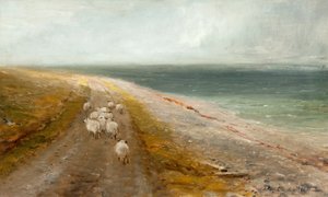 Zwerfschap door John MacWhirter