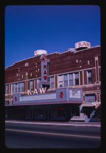Kaw Theater, Washington Street, Junction City, Kansas, VS