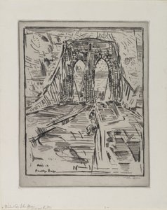 Brooklyn Bridge door John Marin
