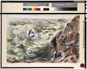 Kaap Split en boot door John Marin