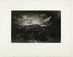 Val van de Muren van Jericho, uit Illustraties van de Bijbel