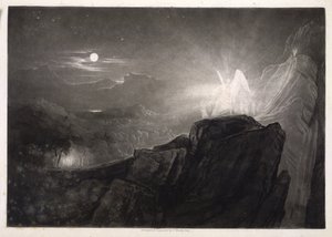 Illustratie uit Paradise Lost door John Martin