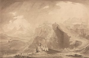 Jozua Gebiedt de Zon Stil te Staan door John Martin