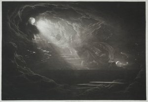 Paradise Lost: De schepping van het licht, 1824 door John Martin
