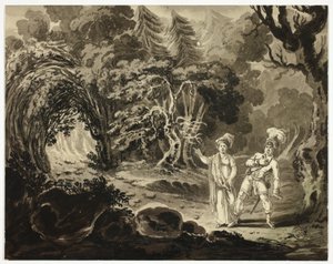 Scène uit Opera door John Martin