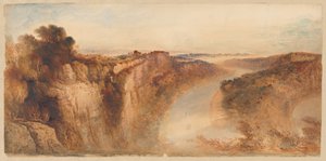 Uitzicht op de rivier de Wye, richting Chepstow