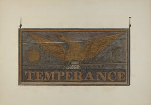 Herbergteken: Matigheid, ca. 1940 door John Matulis