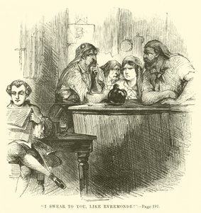 Illustratie voor A Tale of Two Cities door Charles Dickens door John McLenan
