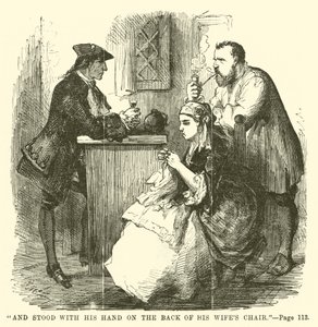 Illustratie voor A Tale of Two Cities door Charles Dickens