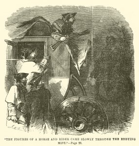 Illustratie voor Een verhaal over twee steden door Charles Dickens door John McLenan