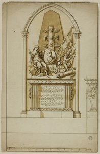 Ontwerp voor een Onuitgevoerd Grafmonument voor de Eerste Hertog van Marlborough door John Michael Rysbrack