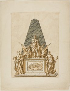 Onuitgevoerd Ontwerp voor het Monument voor de Eerste Hertog van Marlborough