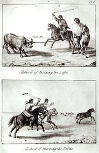 Methoden om de lasso en de bolas te werpen, uit 