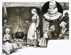 Dus daarom... Geweldige gerechten hebben Franse namen. Koning Hendrik IV van Frankrijk door John Millar Watt