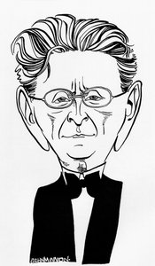 Alexander von Zemlinsky - karikatuur door John Minnion