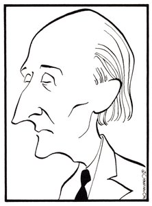 Frederick Delius - karikatuur door John Minnion - Engels componist - 29 januari 1862 - 10 juni 1934 door John Minnion