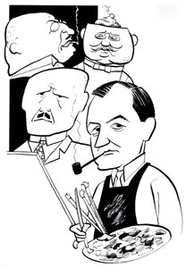 George Grosz, karikatuur door John Minnion