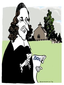 George Herbert -Welshe dichter, redenaar, Anglicaans priester door John Minnion