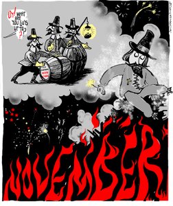 Guy Fawkes Dag, 5 november door John Minnion
