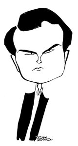 Jimmy Carr - karikatuur door John Minnion door John Minnion