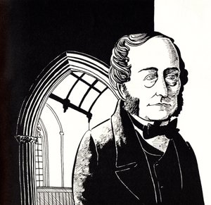 Samuel WESLEY, karikaturen door John Minnion