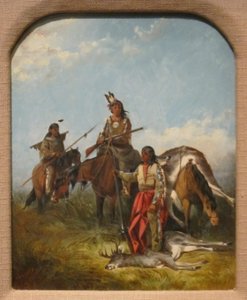 Indianen jagen door John Mix Stanley