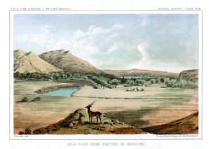 Milk River, Bij de Samenvloeiing van de Missouri, 1856