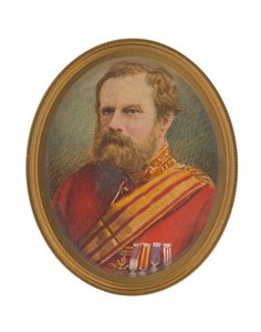 Luitenant-generaal David Pott (1812-1881) in stafuniform door John Moffat