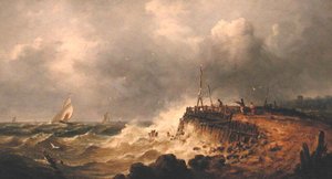 Een stormachtige dag door John Moore