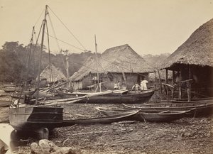 Tropisch Landschap, Landing, Chipigana, 1871