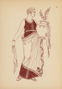 Oud-Griekse vrouwelijke kleding door John Moyr Smith