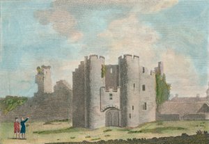 Poort van Pembroke Castle, Pembrokeshire, 1785 door John Newton