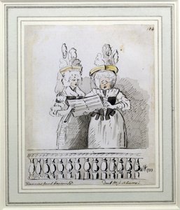 Een duet door Miss Harriett en Miss Theodosia Abrams, Harrison