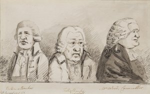 Batson, een bankier, Tulley, bankier, Mr Wood, raadslid, 69 Lombard Street, Cornhill, 1790