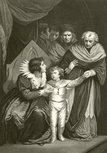 Elizabeth Woodville geeft haar zoon over door John Opie