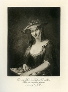 Emma Lady Hamilton door John Opie