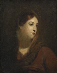 Schets voor een vrouwenhoofd, ca. 1800 door John Opie