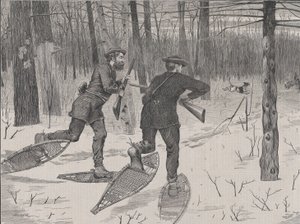 Hertenjacht in de Adirondacks in de winter, Every Saturday, Vol. II, New Serie... door John Parker Davis