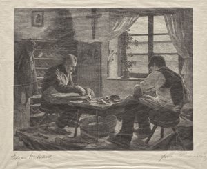 De schoenlappers door John Parker Davis
