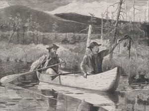 Vallen in de Adirondacks Every Saturday, Vol. I, Nieuwe Serie, 24 oktober 1870 door John Parker Davis