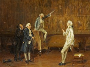 Charles Surface verkoopt zijn voorouders door John Pettie