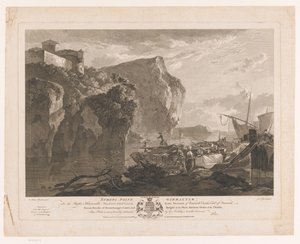 Gezicht op Europa Point, Gibraltar door John Pye (I)