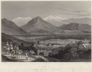De stad Kabul door John Ramage