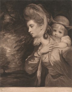 Mevrouw Payne Galwey en haar zoon Charles door John Raphael Smith