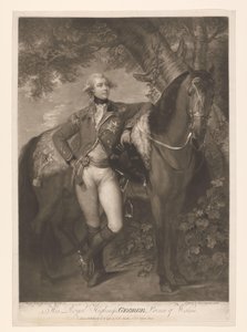 Portret van George IV als prins van Wales door John Raphael Smith