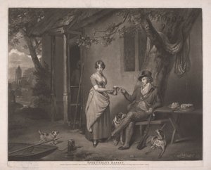 Maaltijd van een jager door John Raphael Smith