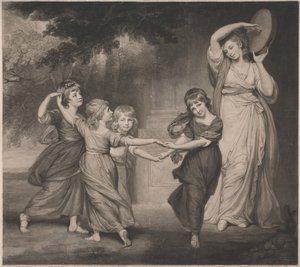 De familie Gower: de kinderen van Granville, 2e graaf van Gower door John Raphael Smith