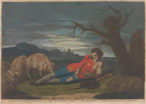 De verloren zoon in ellende (1 van 5) door John Raphael Smith