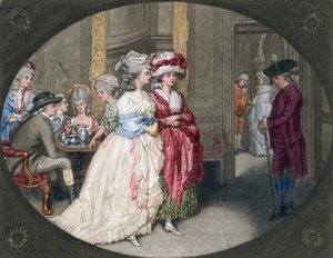 De promenade bij Carlisle House, 1781 door John Raphael Smith