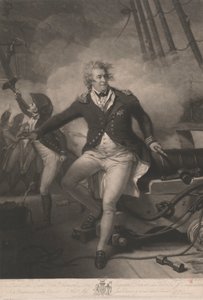 De zeer eerbiedwaardige admiraal Lord Viscount Duncan toen hij zegevierde bij Camperdown door John Raphael Smith
